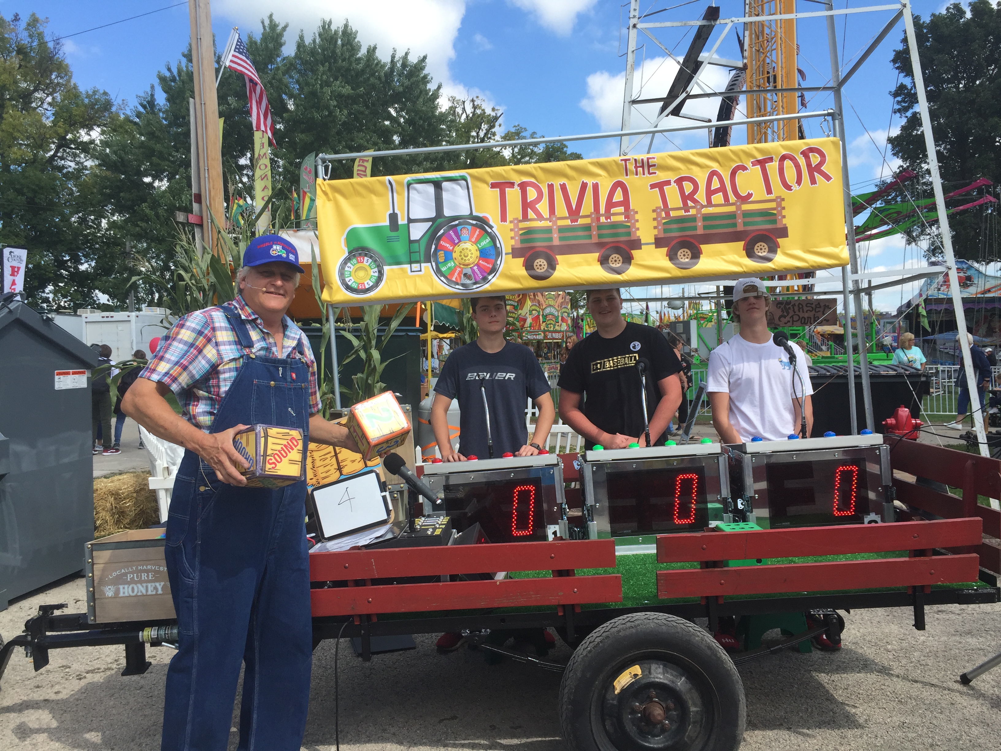 Wheels Of Agriculture Game Show And Trivia Tractor